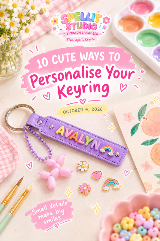 10 CUTE WAYS TO PERSONALISE YOUR KEYRING