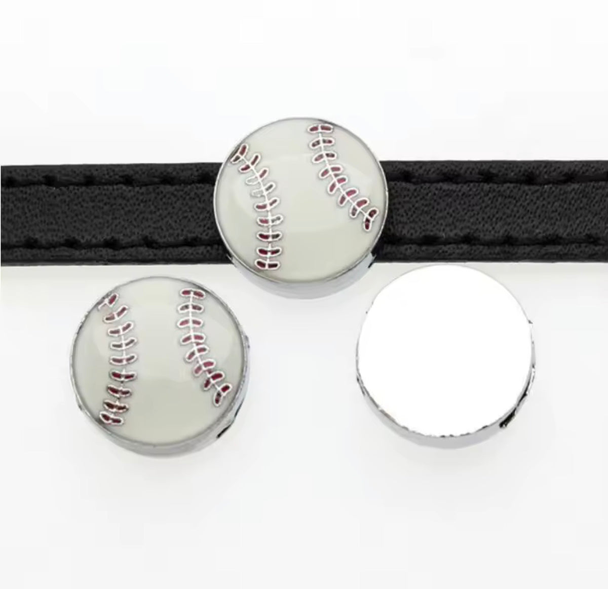 Personalised Leather Charm Keychain with Pendant