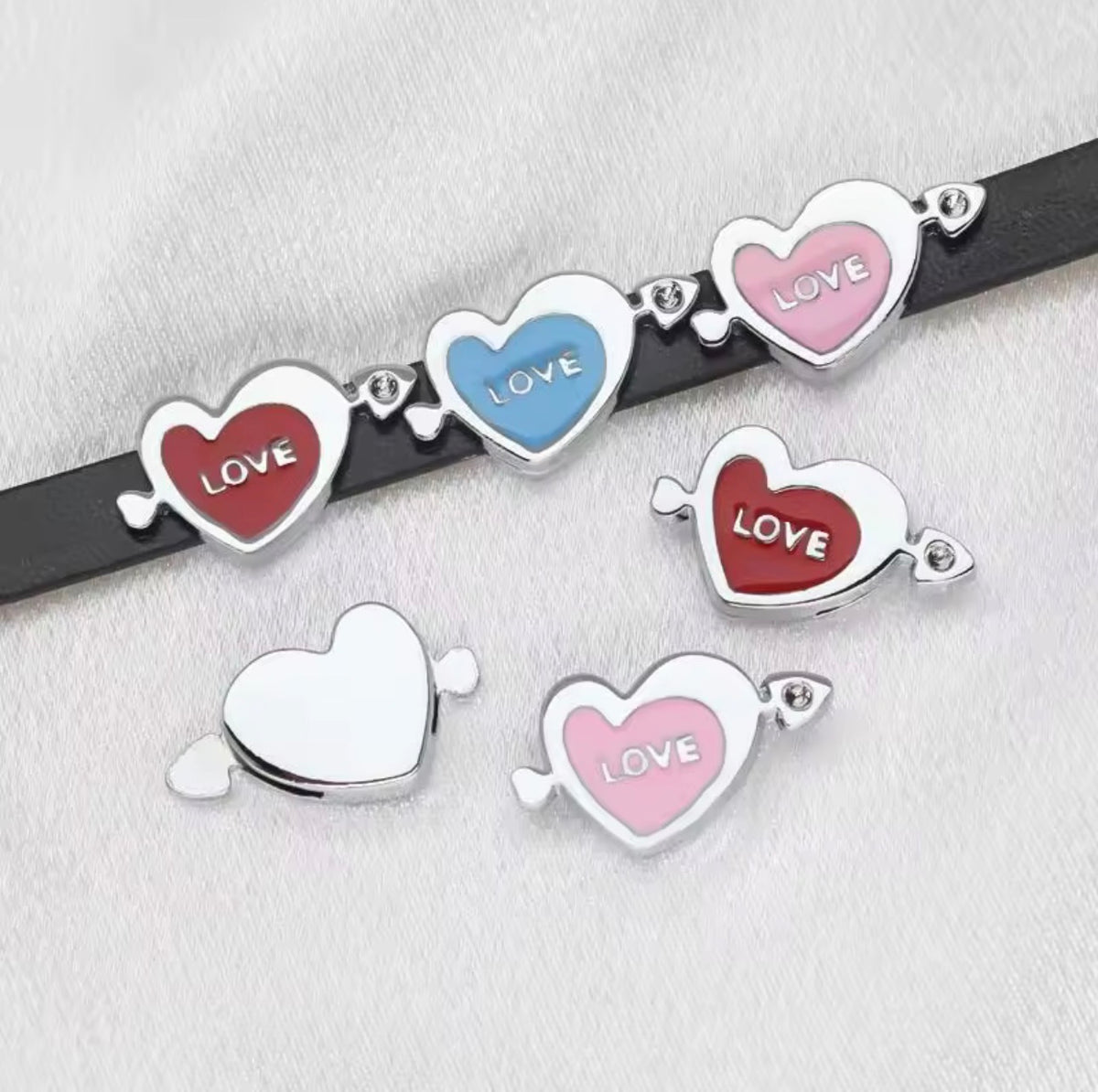 Personalised Leather Charm Keychain with Pendant